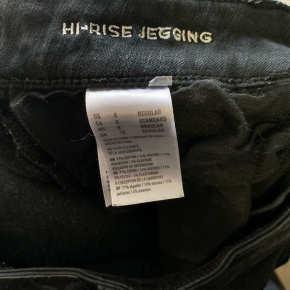 American eagle black hi rise jeggings - Picture 3 of 3